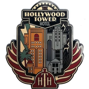 Disneyland Paris The Hollywood Tower Of Terror Hotel Kühlschrankmagnet Disney Parks - Bild 1 von 10