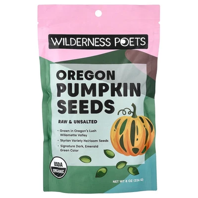 Wilderness Poets Oregon Pumpkin Seeds 8 oz 226 8 g Gluten-Free, Organic, - Image 1 of 2