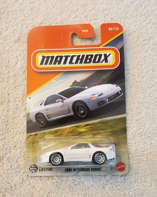 Matchbox 1994 MITSUBISHI 3000GT, blanco, potente, cómodo #88/125 Foto 1 de 3
