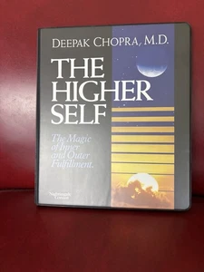 Deepak Chopra The Higher Self  6 Cassette Set Audiobook Nightingale Contact - Picture 1 of 4