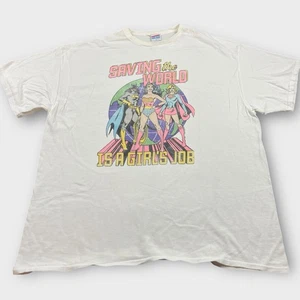 Junk Food Wonder Woman, Super Girl, Bat Woman Grafik T-Shirt Erwachsene Größe X-Large - Bild 1 von 7