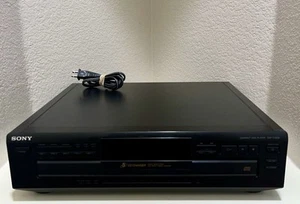 Sony 5 Disc Compact Disc Player CDP-C250Z Sounds Great Works Great No Remote - Picture 1 of 13