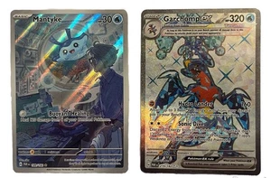 Illus. Rare Mantyke Paradox Rift 189/182 Pokémon & Garchomp Ex 219/182 LESEN⬇️ - Bild 1 von 18