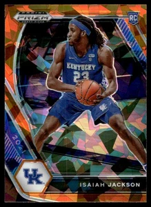 Selecciones del draft Panini Prizm 2021-22 Prizms Orange Ice Isaiah Jackson Kentucky - Imagen 1 de 2