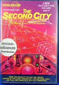 COMMODORE 64/128 & PLUS/4 -- MERCENARY: THE SECOND CITY (NOVAGEN) - Picture 1 of 3