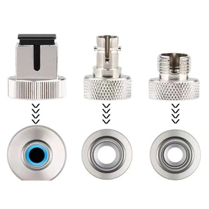 New Optical Fiber Connector Adapter SC/FC/ST Optical Power Meter Conversion _pu - Zdjęcie 1 z 16