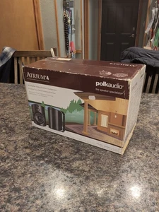 Polk Audio Atrium 4 Outdoor Speakers All-Weather with Powerful Bass, White, PAIR - Picture 1 of 3