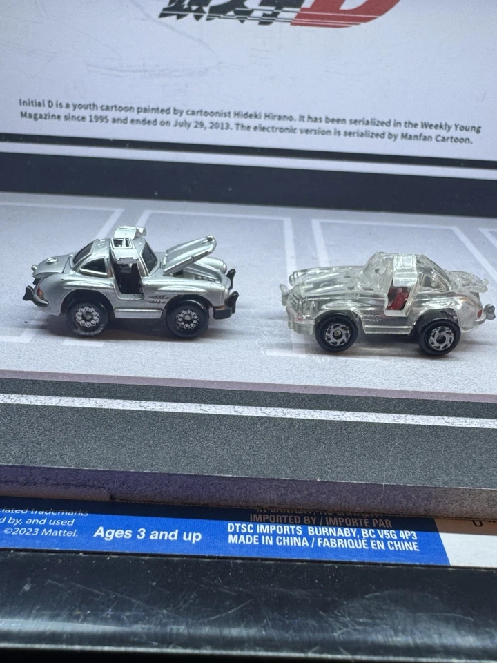 Micro Machines Lot Of 2 Deluxe Mercedes-Benz 300SL Gullwing  /Silver/ X-ray - Image 1 of 4