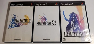 Final Fantasy 3 Game Bundle - (Sony PS2) Japanese Imports - Complete X~X-2~XII - Image 1 of 4