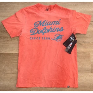 Camiseta para hombre marca Miami Dolphins 47 nueva con etiquetas - pequeña - naranja polvoriento - Imagen 1 de 5