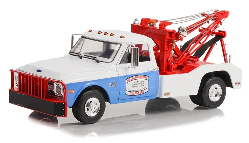 GREENLIGHT, CHEVROLET C-30 Carro attrezzi 1969 HAZZARD GARAGE, 1/18,  GREEN13622 - Immagine 1 di 1
