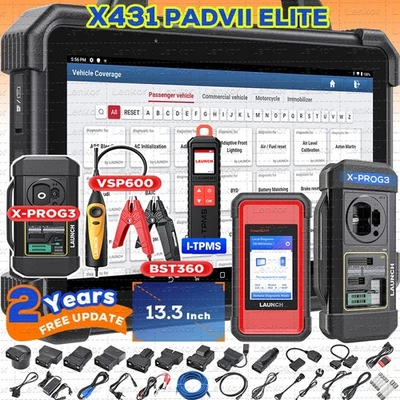 2025 LAUNCH X431 PAD VII ELITE X-prog3 PAD 7 PRO Diagnostic Scan Key Programming - Image 1 of 4