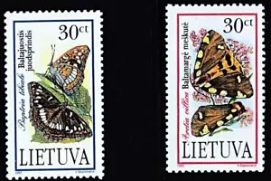👉 LITHUANIA 1995 BUTTERFLIES mnh ** INSECTS 💲FREE SHIPPPING💲 - Picture 1 of 1