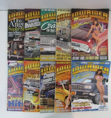 Lowrider Magazine/ Calendar Back Issue 1996-1998  **YOU PICK** (Pg70E) - Image 1 of 3