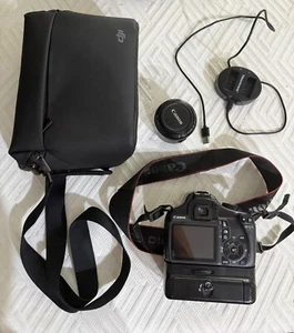 Canon EOS Rebel T3 / 1100D 12.2MP Digital SLR Camera - Black with strap - Picture 1 of 12