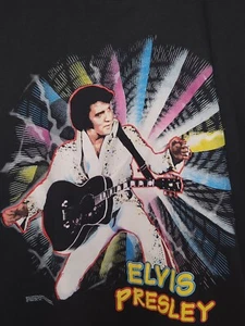 RARE VINTAGE SINGLE STITCH 1994 Elvis Presley Rock TShirt Fruit of the Loom Best - Picture 1 of 16