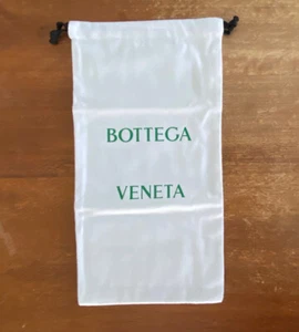 Bolso de Dormir BOTTEGA VENETA Blanco NUEVO 16"" x 8"" Zapatos Bolso de Mano Almacenamiento - Imagen 1 de 7