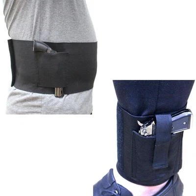 Concealed Carry L Size Belly Holster Belly Gun Holster with Ankle Holster Set - Image 1 of 4