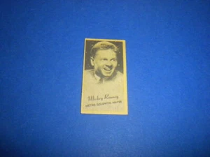 MICKEY ROONEY movie star card The Rexall Store PEERLESS SCALES VENDING 1940's - Picture 1 of 4