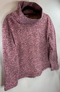 Avalanche Fleece Jumper UK L High Neck Outdoor Supply Company Pink Mix VGC - Picture 1 of 11