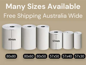 Thermal Cash Register Printing Receipt roll Eftpos 57x30 57x40 57x50 57x57 - Picture 1 of 2