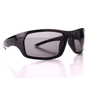 Men's Sport Driving Square Frame Sunglasses, Black Lens, Gloss or Matte Black - Picture 1 of 10