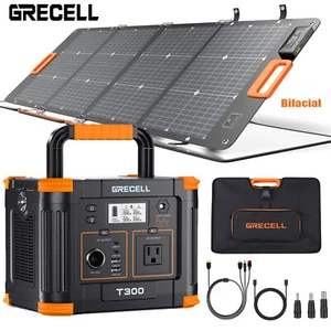 Peak 600W Power Station Portable RV Solar Generator w/ 120W Folding Solar Panel - Picture 1 of 21