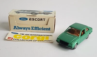 Corgi Giocattoli Junior No. 56175, Ford Scorta Luce Verde Con Badge Superbo Mint - Immagine 1 di 4