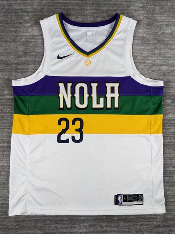 Nike Swingman New Orleans Pelicans Anthony Davis City Edition Jersey Size X-L Cover