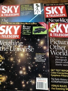 SKY & TELESCOPE 2004 4 Issues MAGAZINE March April Dec June 2004 - Picture 1 of 9