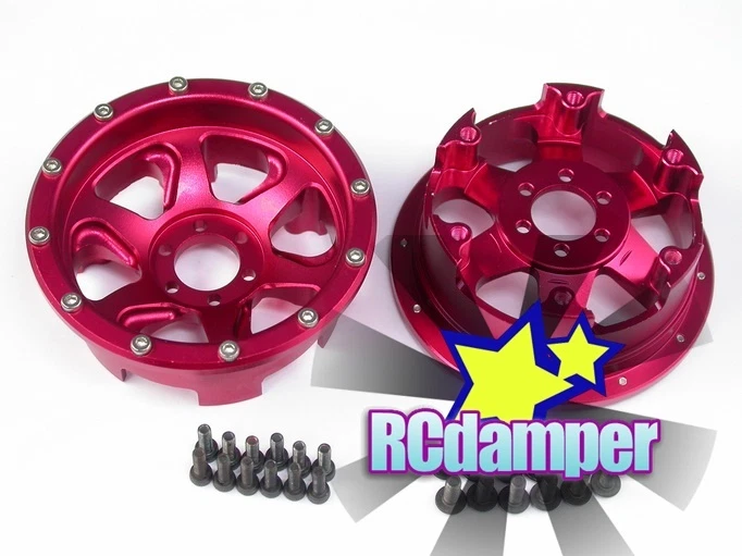 GPM ALUMINUM 2.2 BEADLOCK WHEEL RIM R-S 6P YT1006 1/10 AXIAL YETI 90026 AX31118 - Image 1 of 1