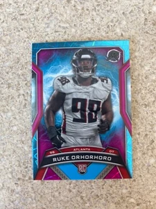 2024 Topps Resurgence RUKE ORHORHORO RC Sky Blue and Pink REFRACTOR Rookie - Picture 1 of 2