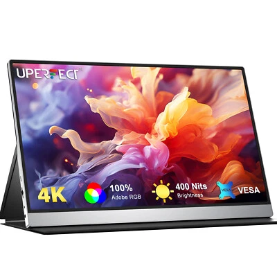 UPERFECT 4K Monitor 15,6" 3840 x 2160 USB C Monitor 100%Adobe RGB Gaming Monitor - Bild 1 von 4