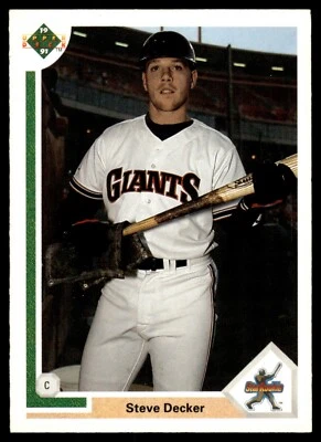 1991 Upper Deck Star Rookie #25 Steve Decker Rookie San Francisco Giants - Image 1 of 2