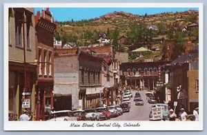 Postkarte um 1960 Main St. Central City Colorado Chrome. #C12 - Bild 1 von 2