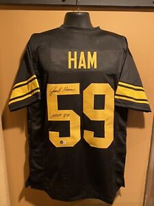 Jack Ham Autographed Custom Jersey Pittsburgh Steelers, Beckett Authentication