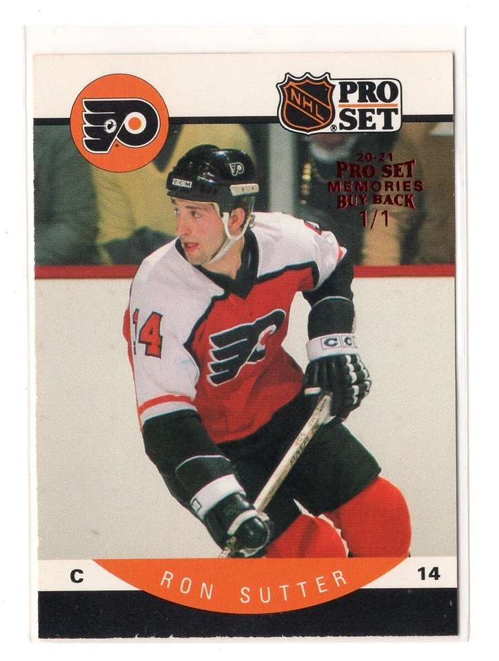 2020/21 PRO SET MEMORIES RON SUTTER 1990/91 BUYBACK (1/1) - Image 1 of 1