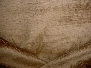 1-7/8Y Brunschwig & Fils BF10827 Alma Velvet Bronze Strie Upholstery Fabric - Picture 1 of 4