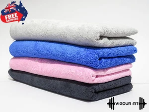 Microfiber Towel Gym Sport Footy Travel Camping Swimming Beach Bath Microfibre - Bild 1 von 5