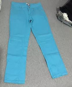 SO Brand Girls Aqua Color Jeans Size 14 - Picture 1 of 3