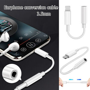  Für iPhone Kopfhörer Adapter Buchse 8 Pin auf 3,5 mm AUX Kabel Dongle Konverter USA
