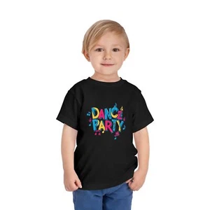 Dance Party Toddler Tee, Kids Birthday Shirt, Fun Child's Dance Top - Picture 1 of 19