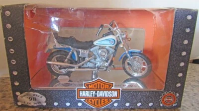 Harley Davidson '92 FXDB Daytona 50th Maisto 1:18 Diecast Motocicleta Bicicleta Semana Foto 1 de 2