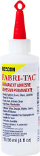Fabri-Tac Fabric Glue Fast Drying, Hand Washable Medium Bottle, Clear - 118.56ml