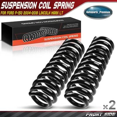 2pcs Front Coil Springs for Ford F-150 2004-2018 Lincoln Mark LT 2006 2007 2008 - Image 1 of 4