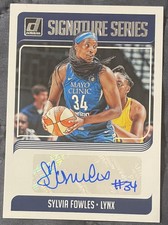 Sylvia Fowles 2019 Panini Donruss WNBA Signature Series Autograph LYNX