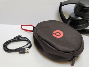 Quality Pouch/Case w/ Accessory Pocket + micro USB for BEATS SOLO 3 Headphones. - Picture 1 of 7
