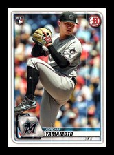 2020 Bowman #6 Jordan Yamamoto    Rookie Miami Marlins