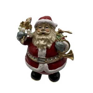 Pastillero Coleccionables Juego de adornos navideños Caja de baratijas con bisagras. regalos - Imagen 1 de 5