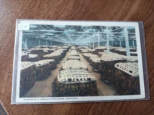 1921 Interior Tobacco Warehouse Kentucky Postal Marcada Maysville Ky - Imagen 1 de 2